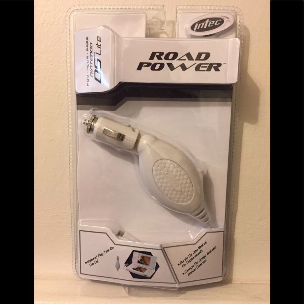 Nintendo DS Lite Power Charger Cord CarAdapter Brand New